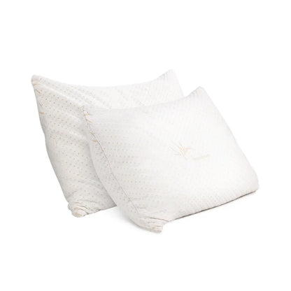 Giselle Bedding Memory Foam Pillow Bamboo Cover Twin Pack - Mekamart Australia