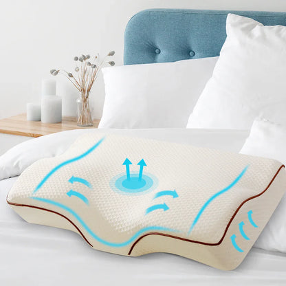 Giselle Bedding Memory Foam Contour Pillow - Mekamart Australia