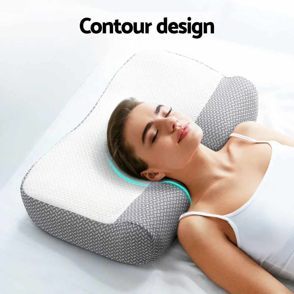 Giselle Contour Pillow Memory Foam - Mekamart Australia