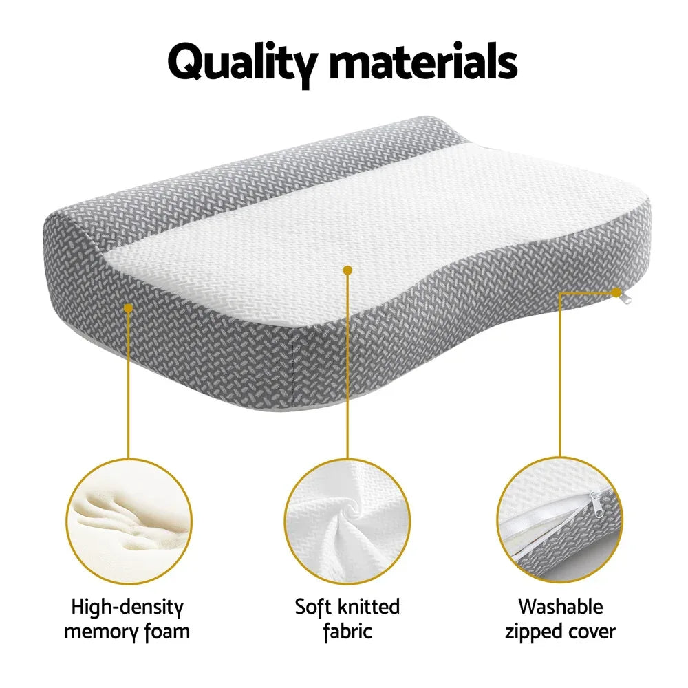 Giselle Contour Pillow Memory Foam - Mekamart Australia
