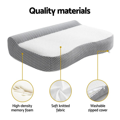 Giselle Contour Pillow Memory Foam - Mekamart Australia