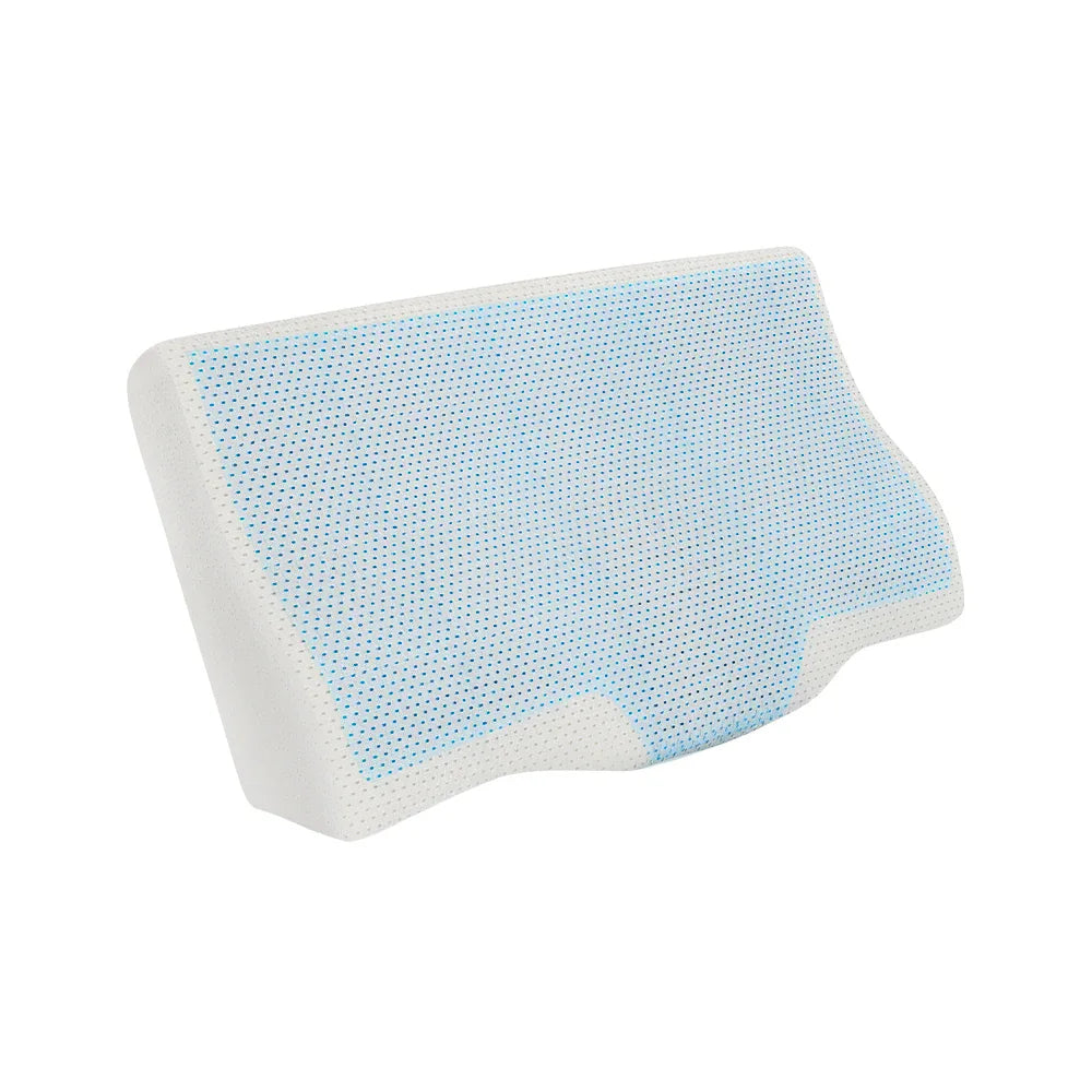 Giselle Bedding Memory Foam Contour Pillow Cool Gel Bamboo Cover - Mekamart Australia