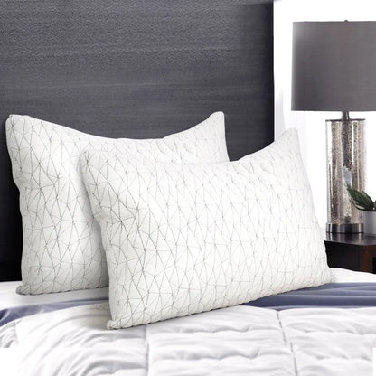 Giselle Bedding Memory Foam Pillow Single Size Twin Pack - Mekamart Australia