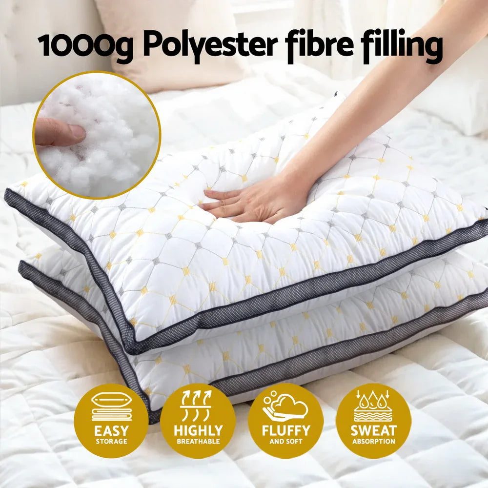 Giselle 2pcs Pillows Microfibre - Mekamart Australia