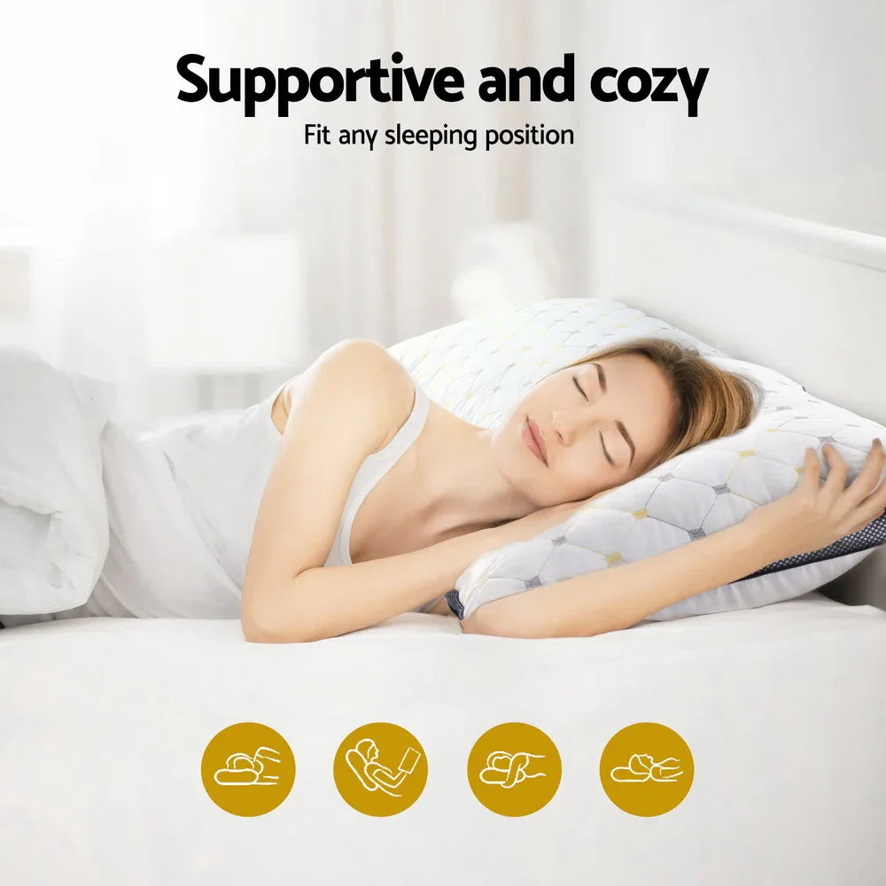 Giselle 4pcs Pillows Microfibre - Mekamart Australia