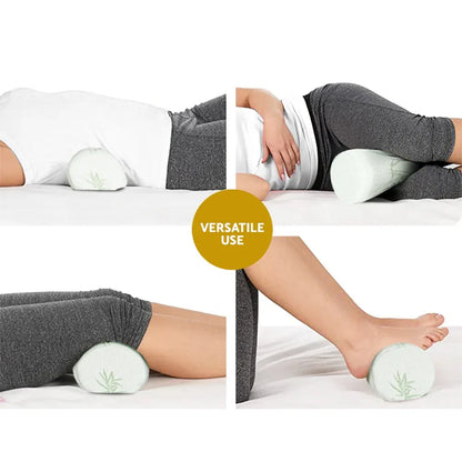Giselle Bedding Memory Foam Neck Roll Pillow Bamboo Cover - Mekamart Australia