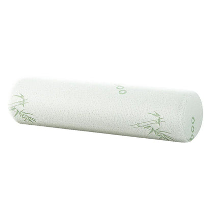 Giselle Bedding Memory Foam Neck Roll Pillow Bamboo Cover - Mekamart Australia