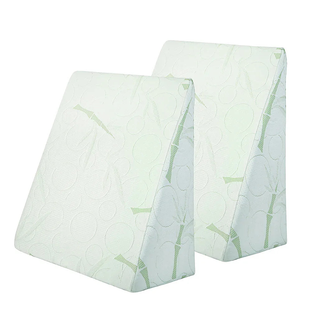 Giselle Bedding Wedge Pillow Bamboo Cover Twin Pack - Mekamart Australia