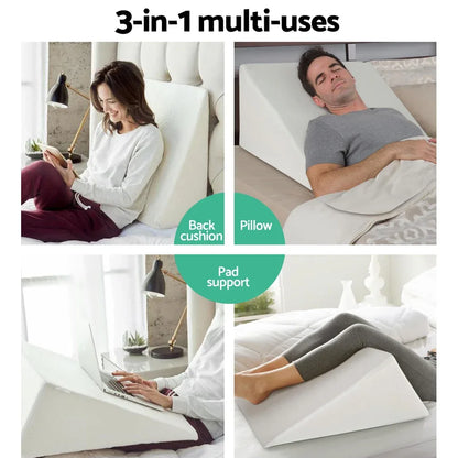 Giselle Bedding Wedge Pillow White - Mekamart Australia