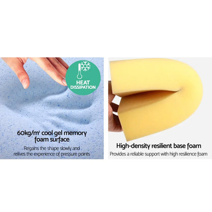 Giselle Bedding Wedge Pillow White Twin Pack - Mekamart Australia