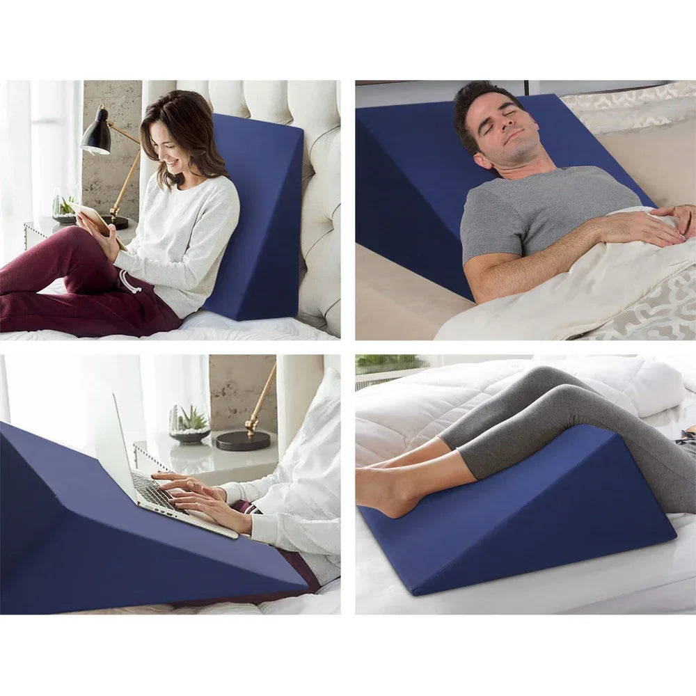 Giselle Bedding Wedge Pillow Blue - Mekamart Australia