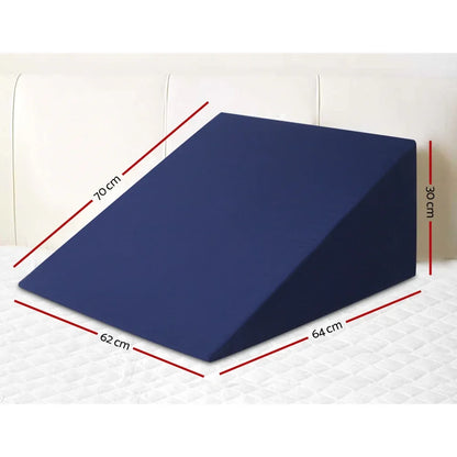 Giselle Bedding Wedge Pillow Blue Twin Pack - Mekamart Australia
