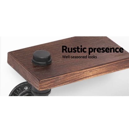 Artiss Floating DIY Pipe Shelf Toilet Paper Holder - Mekamart Australia