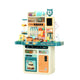 Keezi Kids Kitchen Pretend Play Set Cooking Sound Steam Light Function - Mekamart Australia