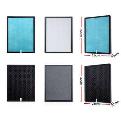 Devanti Air Purifier 4 Layers HEPA Replacement Filter - Mekamart Australia