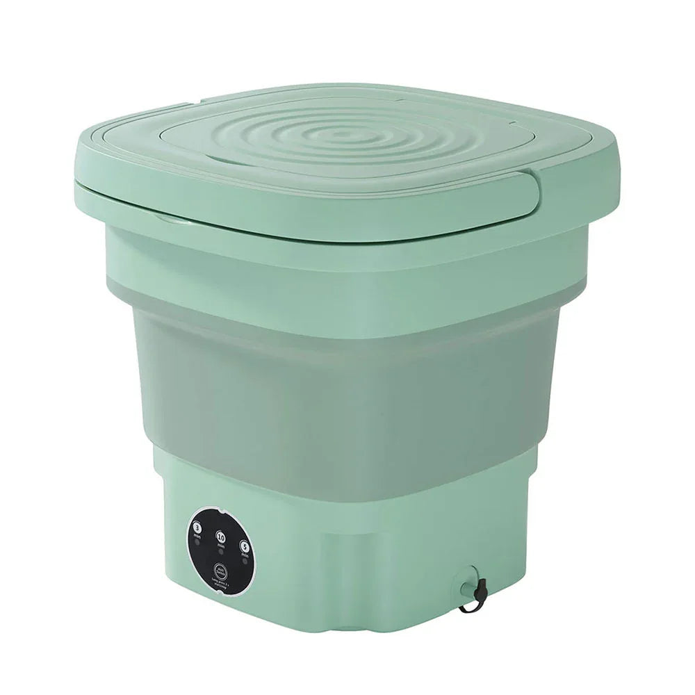 Devanti Portable Washing Machine 8L Green - Mekamart Australia