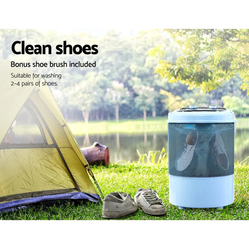 Devanti Portable Washing Machine 3KG Black - Mekamart Australia