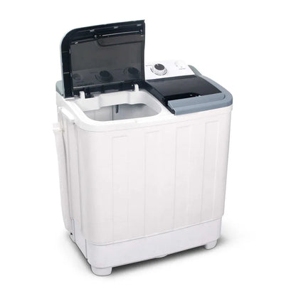 Devanti Portable Washing Machine Twin Tub 4.6KG White - Mekamart Australia