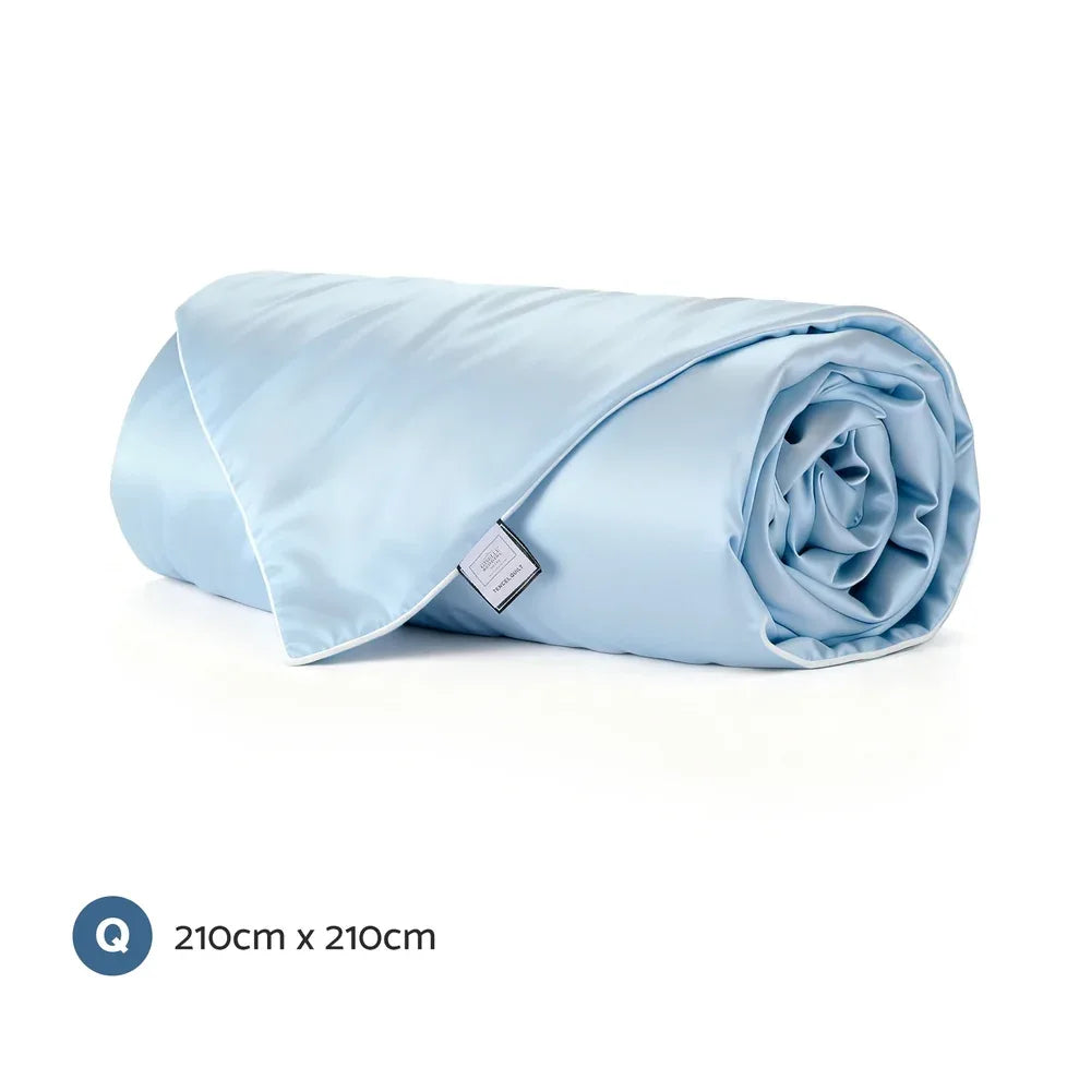 Giselle Tencel Quilt 200GSM Summer Quilts Comforter Doona Light Weight Soft Throw Blanket Queen - Mekamart Australia