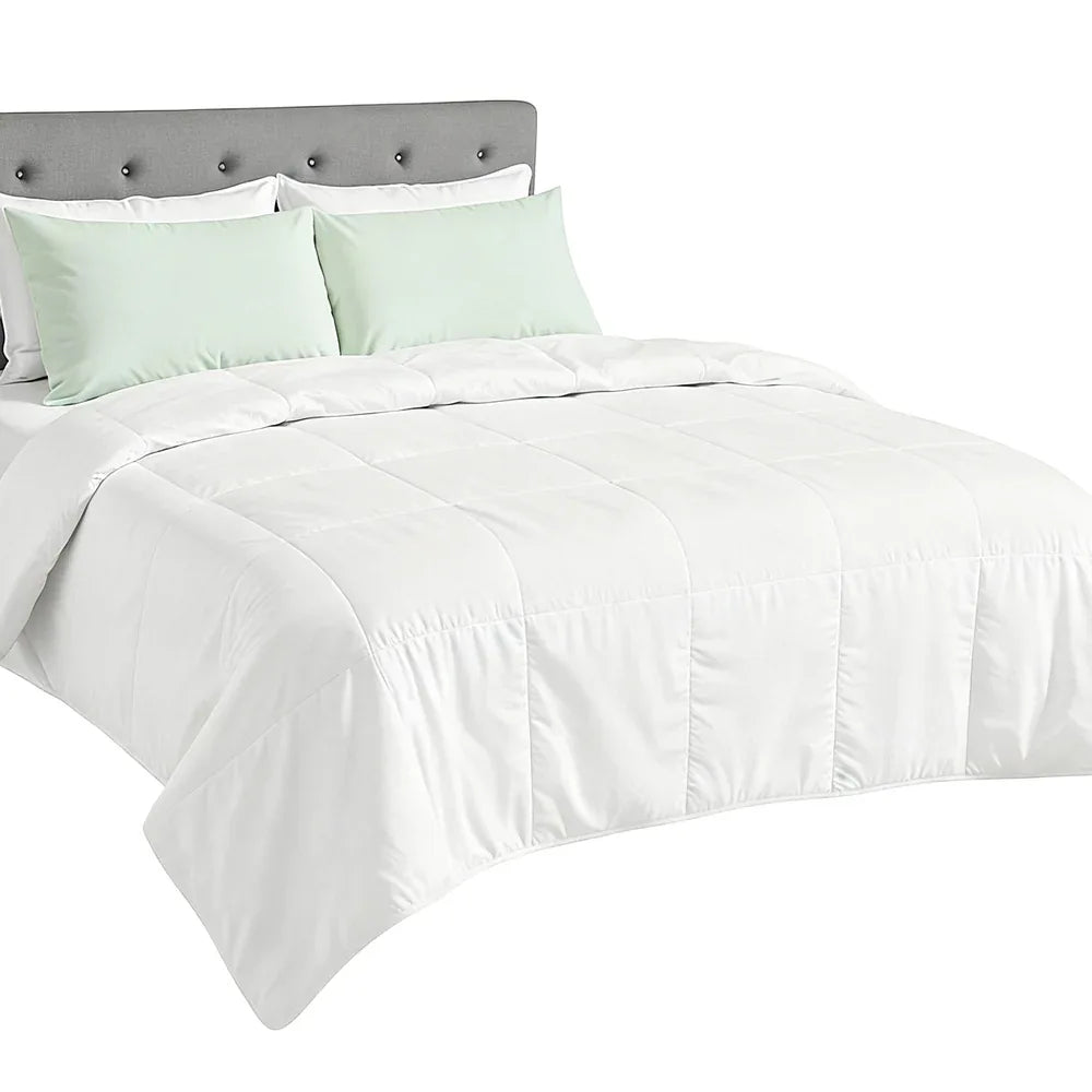 Giselle Bedding 200GSM Bamboo Quilt Summer Quilts All Season Doona Duvet Lightweight Queen - Mekamart Australia