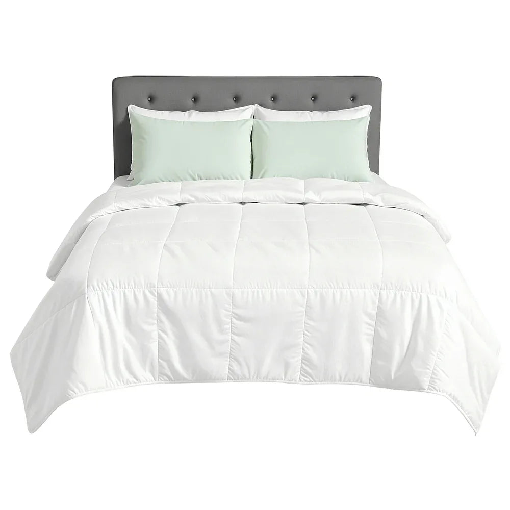Giselle Bedding 200GSM Bamboo Quilt Summer Quilts All Season Doona Duvet Lightweight Queen - Mekamart Australia
