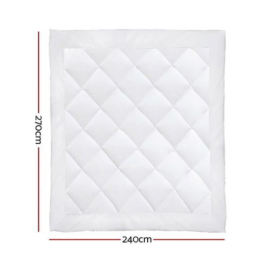 Giselle Bedding 400GSM Microfibre Bamboo Quilt Super King - Mekamart Australia