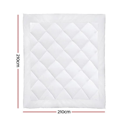 Giselle Bedding 700GSM Microfibre Bamboo Quilt Queen - Mekamart Australia