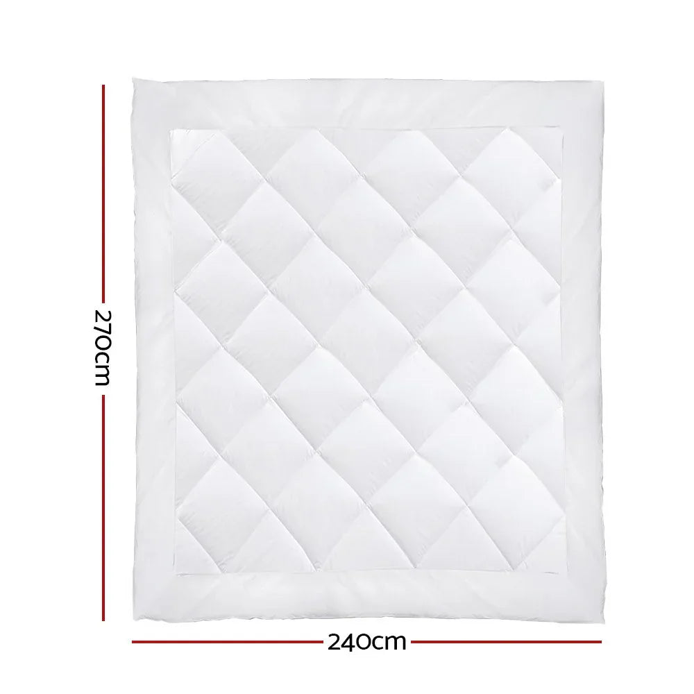 Giselle Bedding 700GSM Microfibre Bamboo Quilt Super King - Mekamart Australia