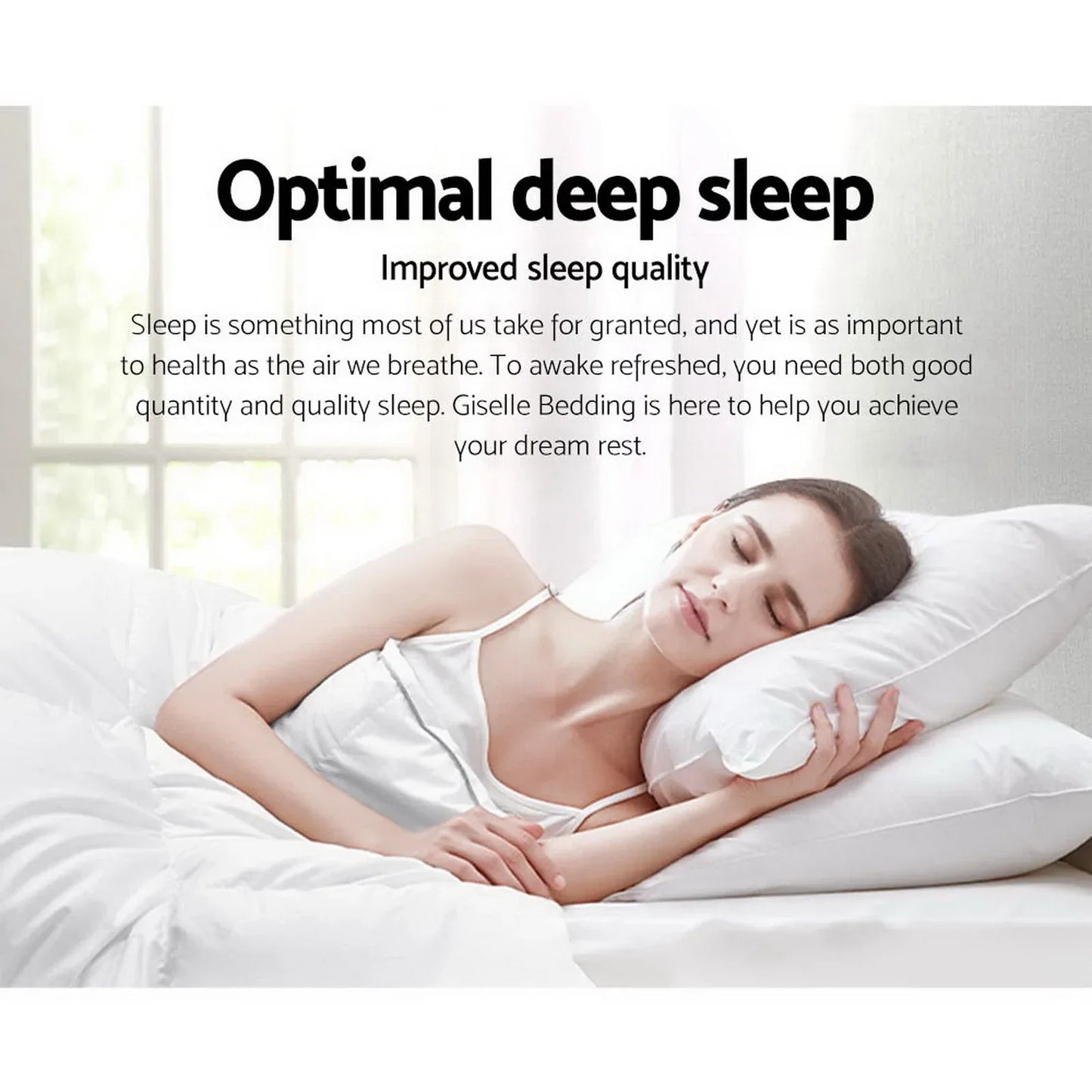 Giselle Bedding 800GSM Microfibre Bamboo Quilt King - Mekamart Australia