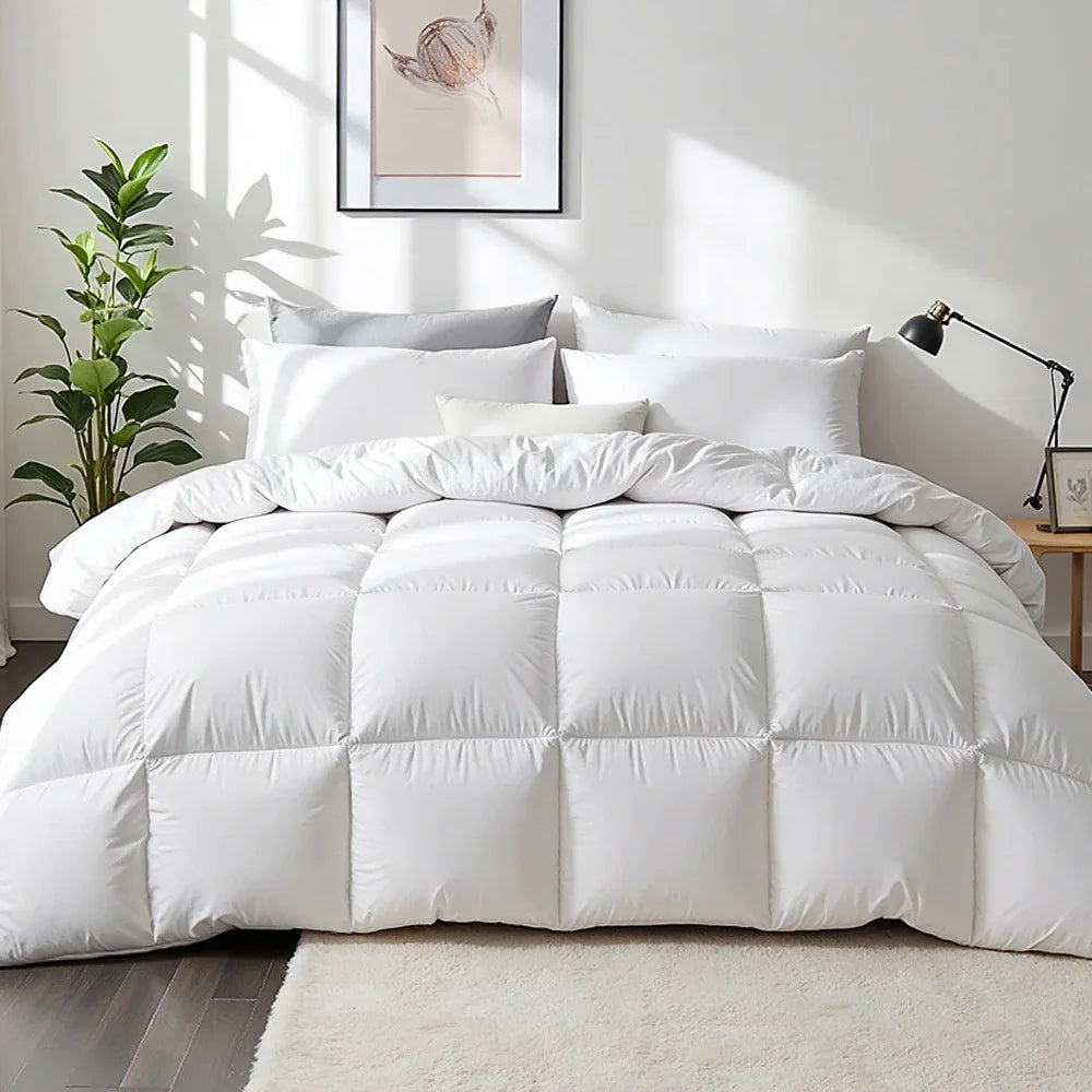 Giselle Bedding 700GSM Duck Down Feather Quilt Duvet Doona Winter Blanket Single - Mekamart Australia