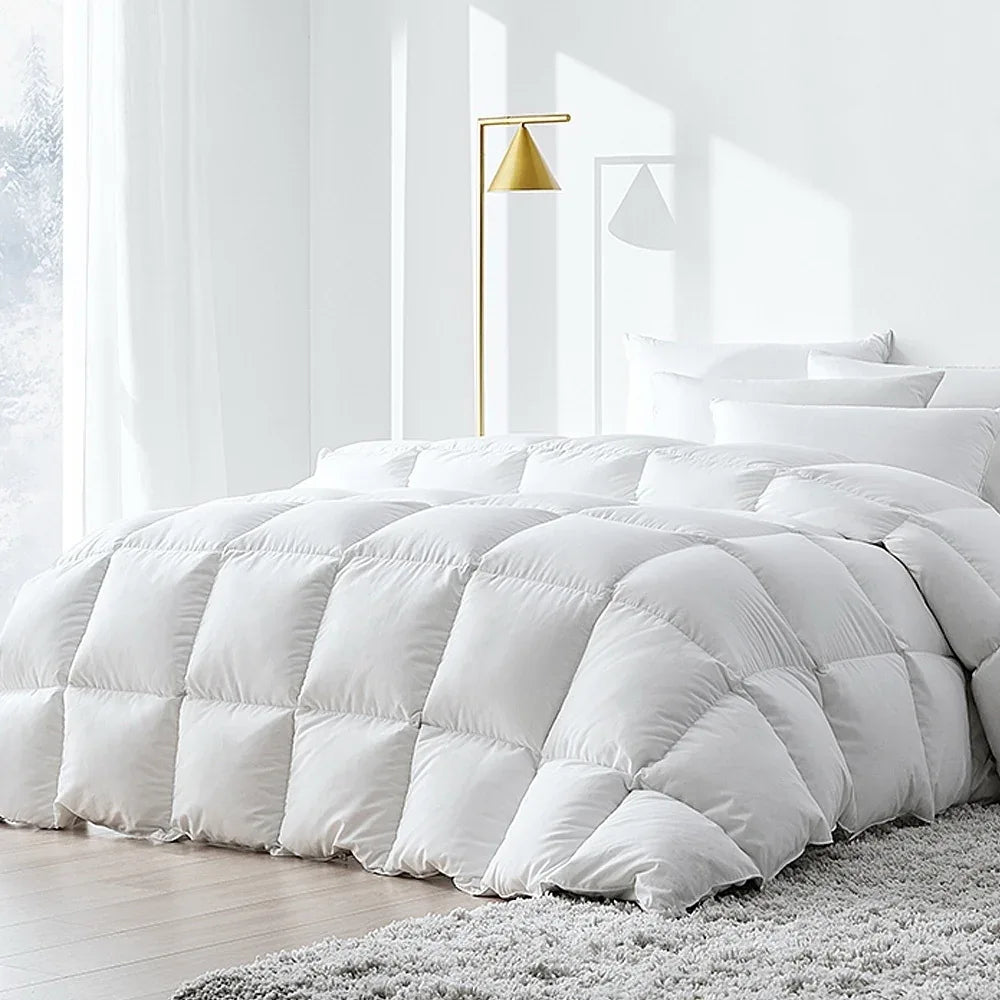 Giselle Bedding 500GSM Duck Down Feather Quilt Queen - Mekamart Australia