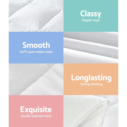 Giselle Bedding 800GSM Goose Down Feather Quilt King - Mekamart Australia