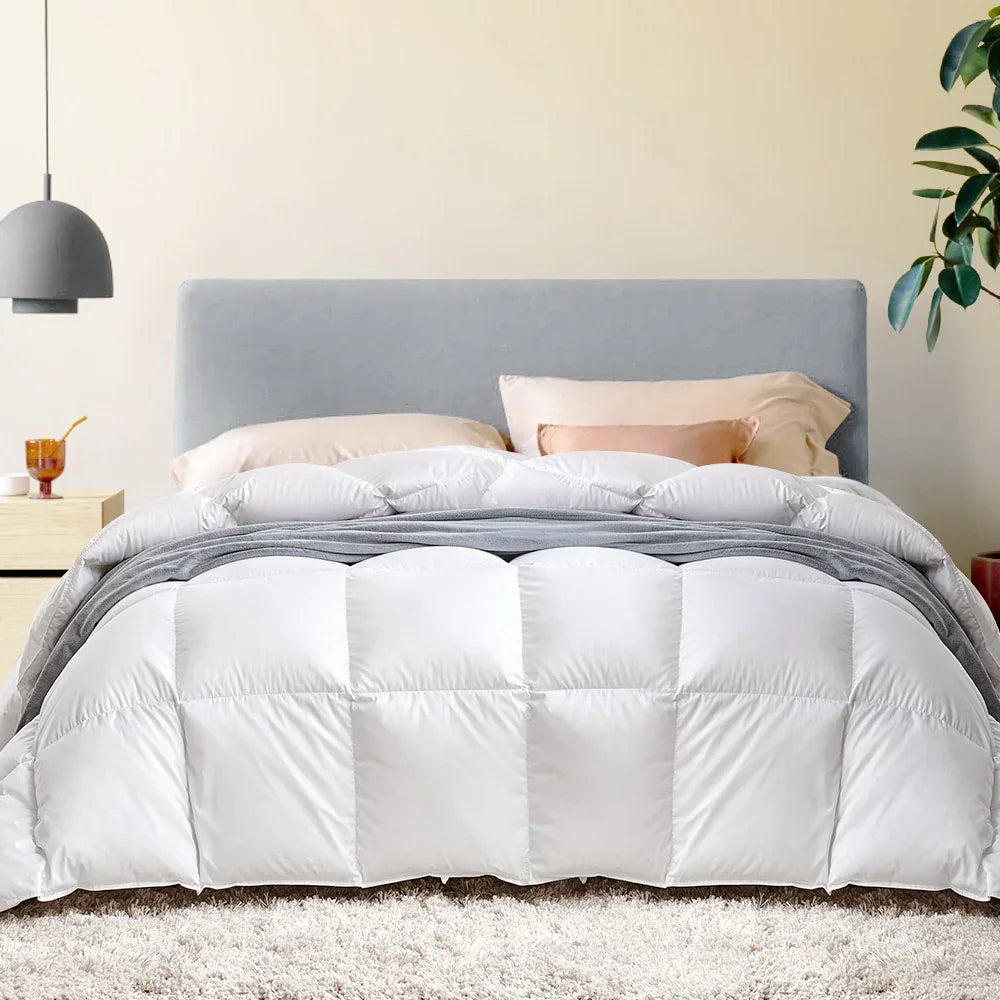 Giselle Bedding 500GSM Goose Down Feather Quilt Queen - Mekamart Australia