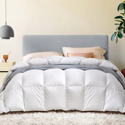 Giselle Bedding 500GSM Goose Down Feather Quilt Queen - Mekamart Australia
