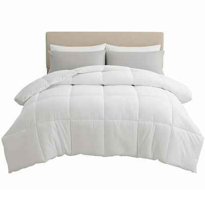 Giselle Bedding Queen Size 400GSM Microfiber Quilt All Season Duvet Quilts Comforter Winter Summer - Mekamart Australia