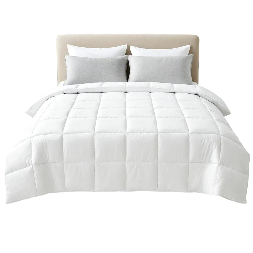 Giselle Bedding Super King Size 400GSM Microfiber Quilt All Season Duvet Quilts Comforter Winter Summer - Mekamart Australia