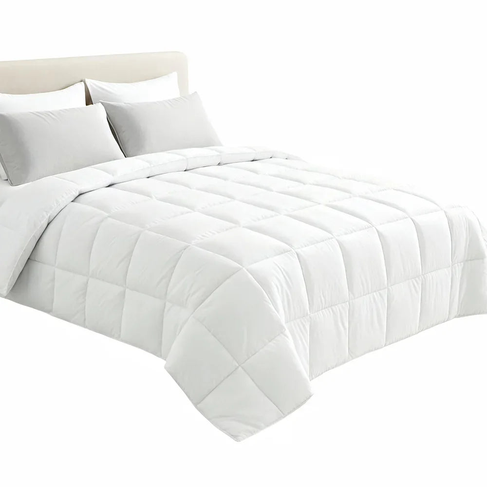 Giselle Bedding Super King Size 400GSM Microfiber Quilt All Season Duvet Quilts Comforter Winter Summer - Mekamart Australia