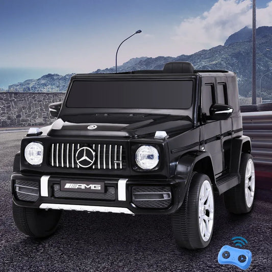 Kids Electric Ride On Car Mercedes-Benz Licensed AMG G63 Toy Cars 12V Black - Mekamart Australia