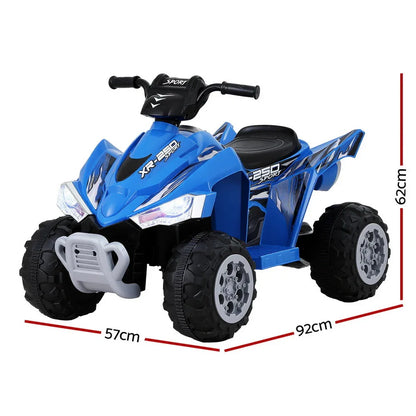 Rigo Kids Ride On Car ATV Quad Motorbike Electric Outdoor Toys 12V Blue - Mekamart Australia