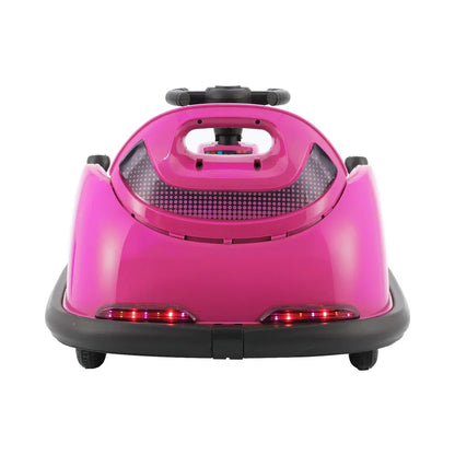 Rigo Kids Ride On Car Bumper Kart 6V Electric Toys Cars Remote Control Pink - Mekamart Australia