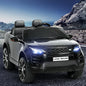 Kids Electric Ride On Car Land Rover Licensed Toy Cars Remote 12V Battery Black - Mekamart Australia