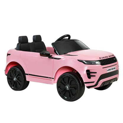 Kids Electric Ride On Car Land Rover Licensed Toy Cars Remote 12V Battery Pink - Mekamart Australia