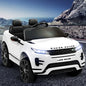 Kids Electric Ride On Car Land Rover Licensed Toy Cars Remote 12V Battery White - Mekamart Australia