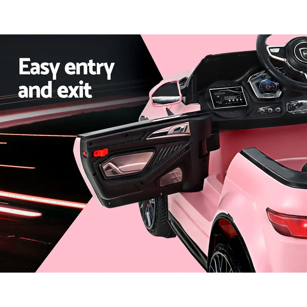 Rigo Kids Electric Ride On Car Range Rover-inspired Toy Cars Remote 12V Pink - Mekamart Australia
