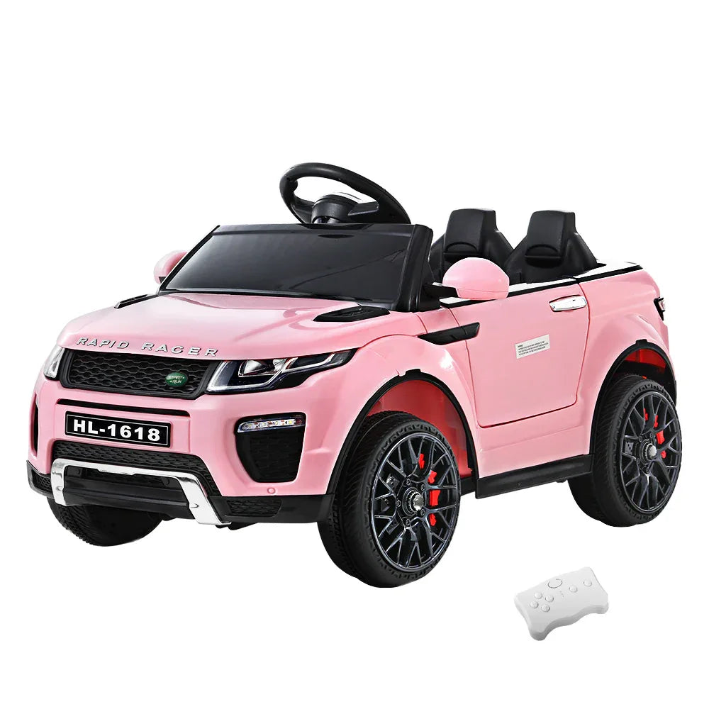 Rigo Kids Electric Ride On Car Range Rover-inspired Toy Cars Remote 12V Pink - Mekamart Australia