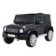 Kids Ride On Car Licensed Mercedes-Benz G500 Electric Toys Horn Remote 12V Black - Mekamart Australia
