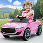 Rigo Kids Electric Ride On Car Toys Cars Headlight Music Remote Control 12V Pink - Mekamart Australia