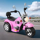 Rigo Kids Ride On Car Motorcycle Motorbike Electric Toys Horn Music 6V Pink - Mekamart Australia