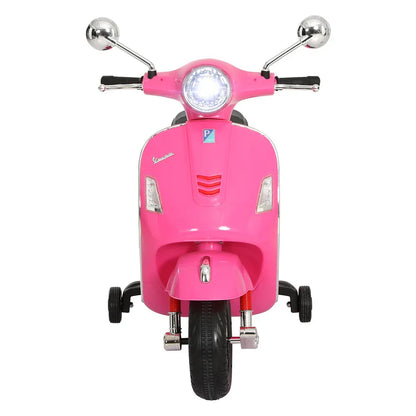 Kids Electric Ride On Car Motorcycle Motorbike Vespa Licensed GTS Pink - Mekamart Australia