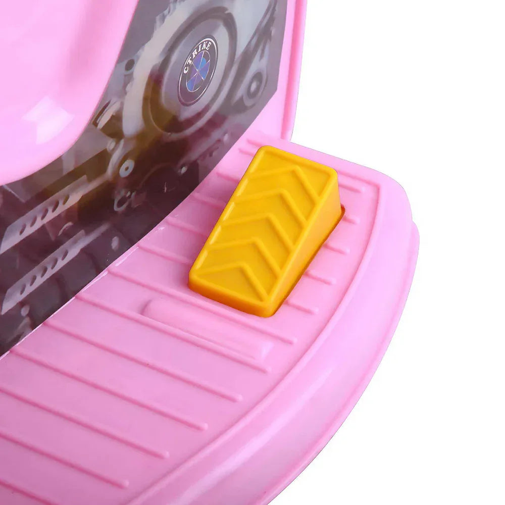 Rigo Kids Electric Ride On Police Motorcycle Motorbike 6V Battery Pink - Mekamart Australia